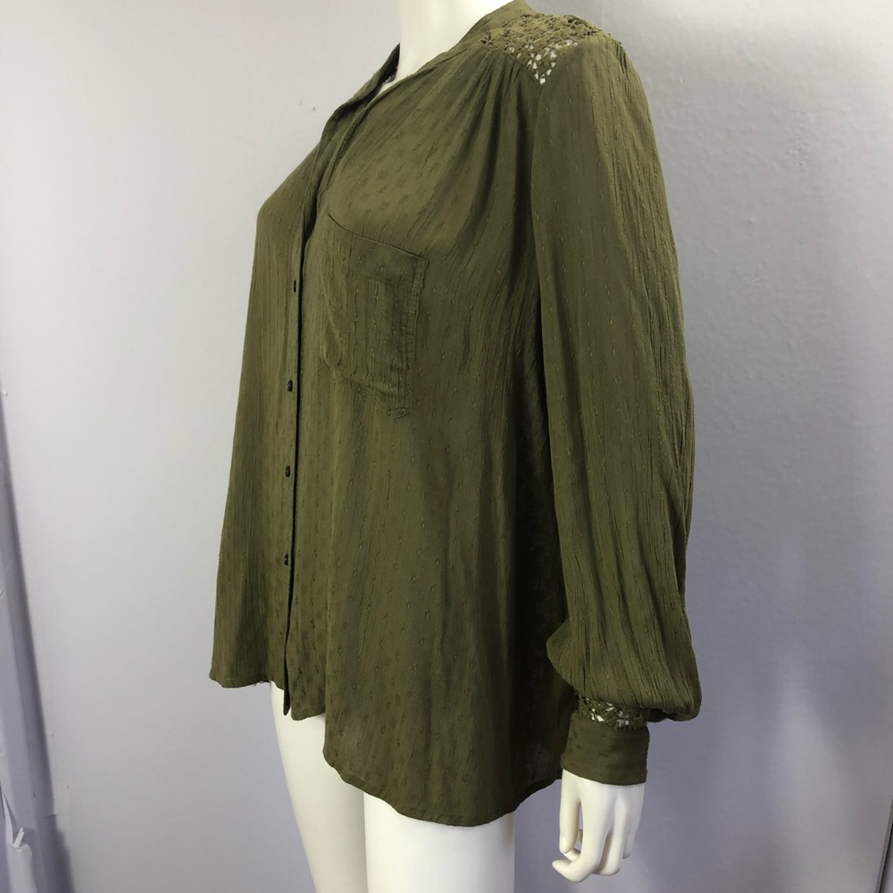 Free People The Best Crochet Blouse Loose Small - Picture 3 of 11